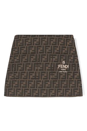 Gonna Jacquard Ff FENDI KIDS | JFE151AQTKF15B6